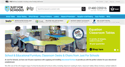 Desktop Screenshot of justforschools.co.uk
