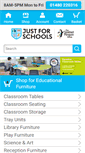 Mobile Screenshot of justforschools.co.uk